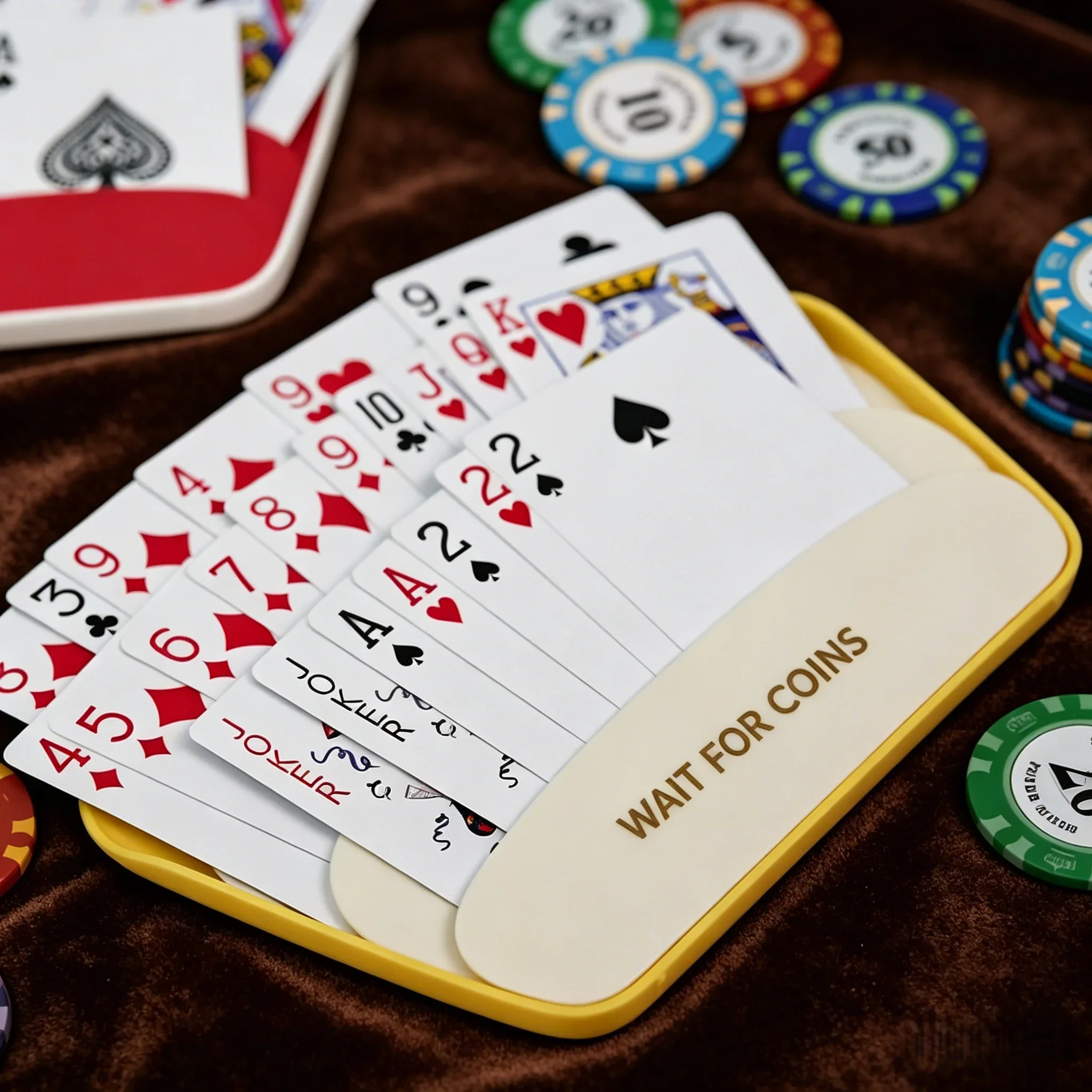 

Board Game Card Stand Playing Card Holder, Portable Game Rack Organizer for Table Card Game