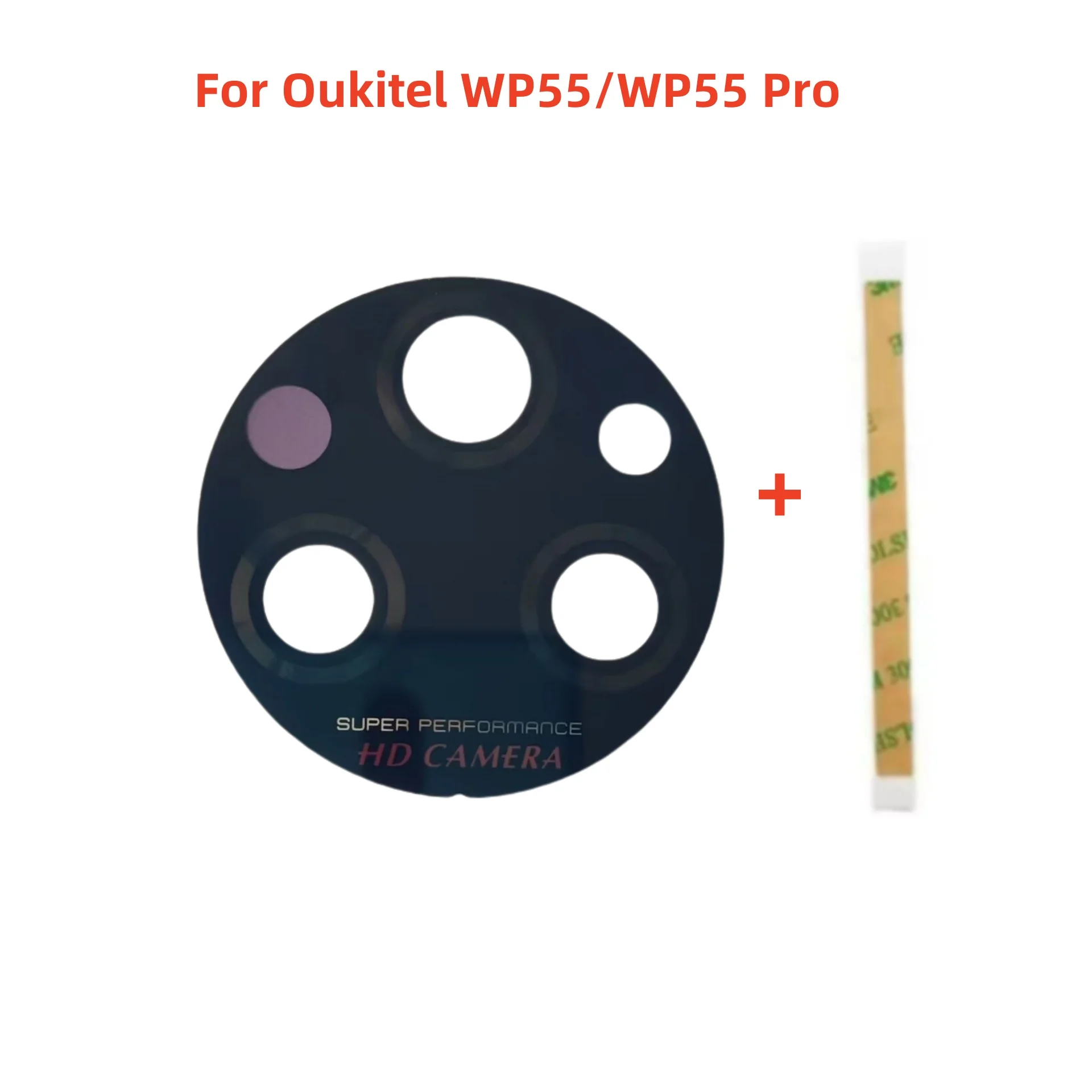 New Original For Oukitel WP55 Pro Back HD Camera Lens Rear Camera Lens Glass Cover For Oukitel WP55