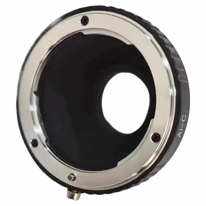 AI-C Adapter Ring Convert For Nikon F Mount Lens to C Mount for Industrial Microscope Film Cameras
