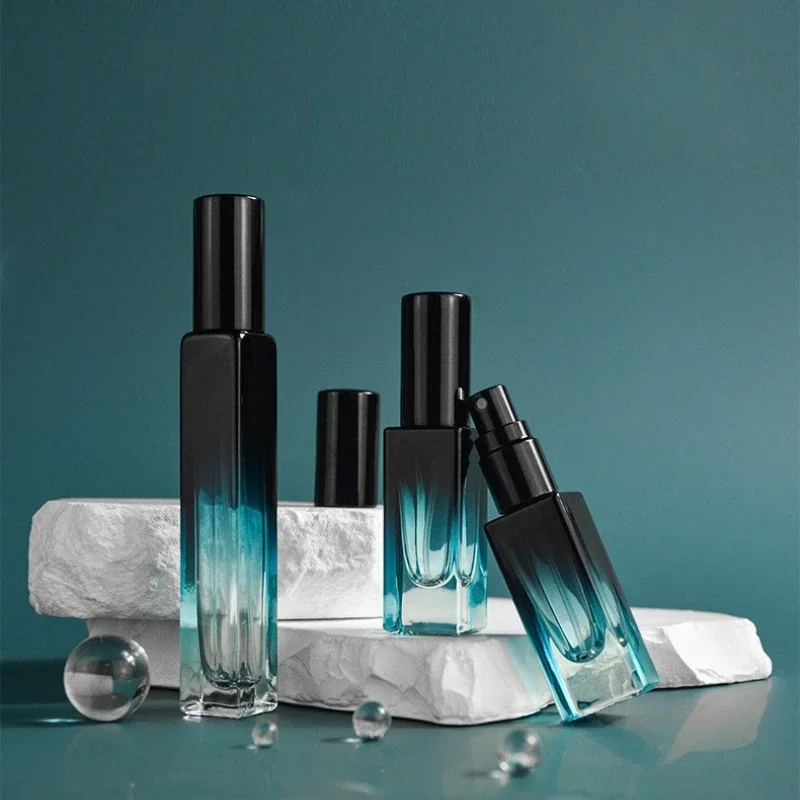 3PCS 10ml 5ml Perfume Spray Bottle Empty Glass Atomizer Travel Cosmetic Bottl Sample Vials Refillable Drop Shipping Wholesale