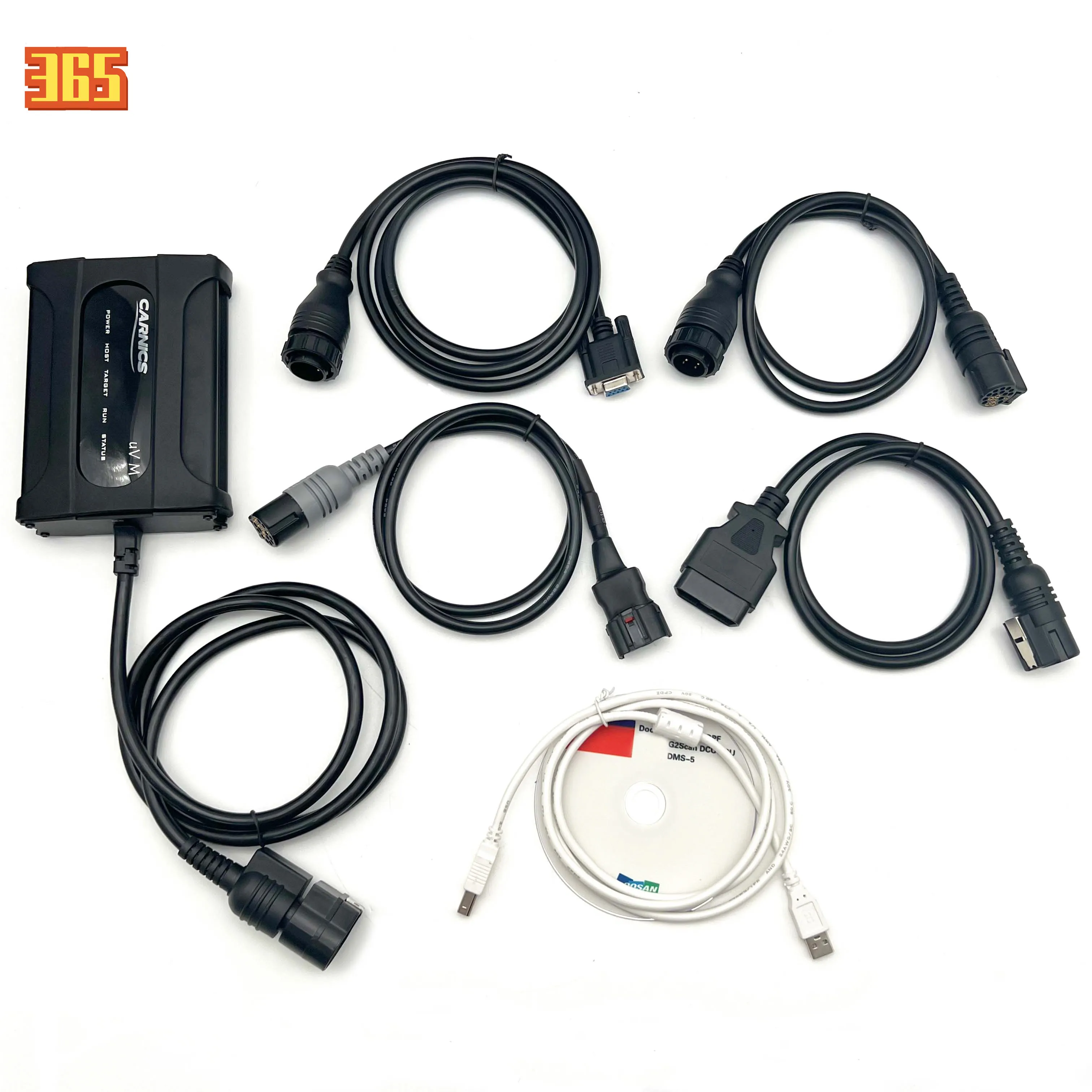 For Doosan uVIM Diagnostic Tool Excavator Forklift Engine fault Scanner detection OBD Interface DDT CARNICS SCR DPF DCU ECU+G2