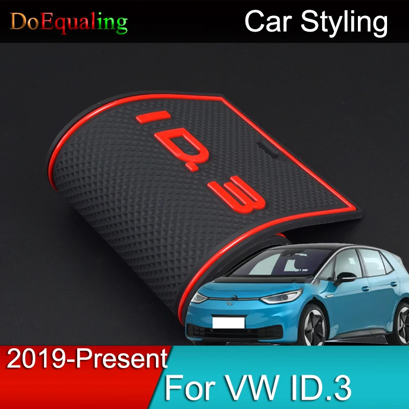 

Для Volkswagen VW ID.3 ID3 1st Cupra Born 2022 2021 2020 слот-коврик для двери карман для бутылки воды принадлежности для хранения автомобильные аксессуары