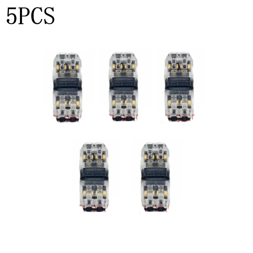 LED Terminal Block Wire Wiring Connector Compact D1/2/T1/T2 Electric Accessories Junction Solderless Tee Conductor