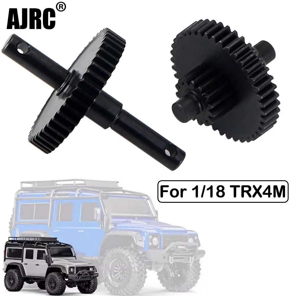 Stainless Steel Overdrive Underdrive Transmission Gear Pinion Set For 1/18 Traxxas Trx4m Bronco Defender Rc Crawler Car Upgrade