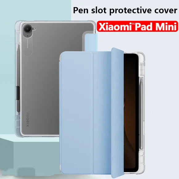 

Прозрачный чехол со слотом для ручки для Xiaomi Pad Mini 8,8 дюйма 2025 Redmi K Pad 8,8 дюйма 2025 SE 8,7 Защитный чехол от падения