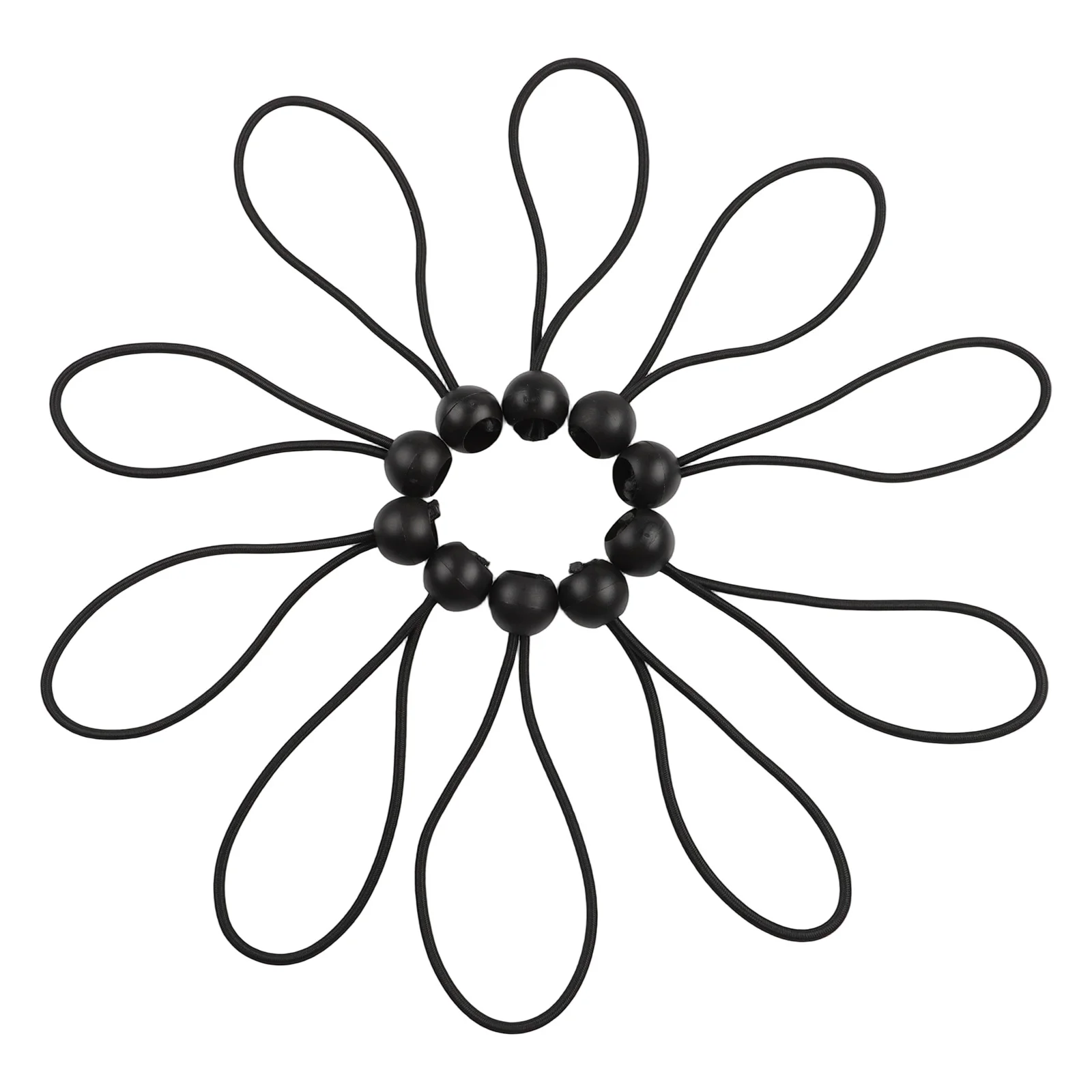 Flagpole Flag Pole Clip 10Pcs Fixed Elastic Rope Decoration Elastic Rope Flagpole Clamp Garden Flag Poles Parts