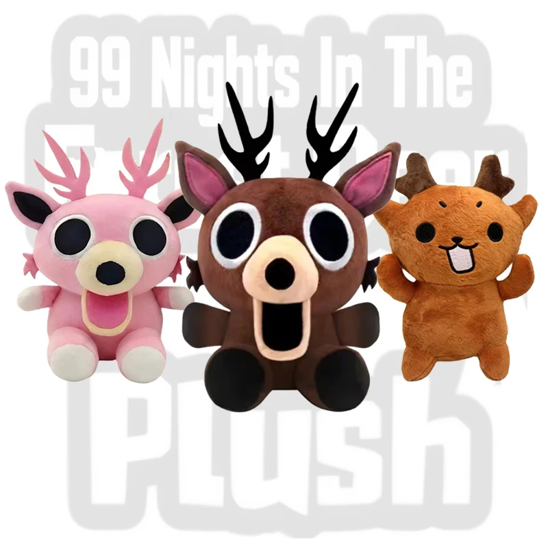 

NEW99 Night Deer Plush Doll 99 Night Forest Anime Peripheral Toys Kawaii Fans Christmas Gift Cartoon Soft Stuffed Ornament Doll