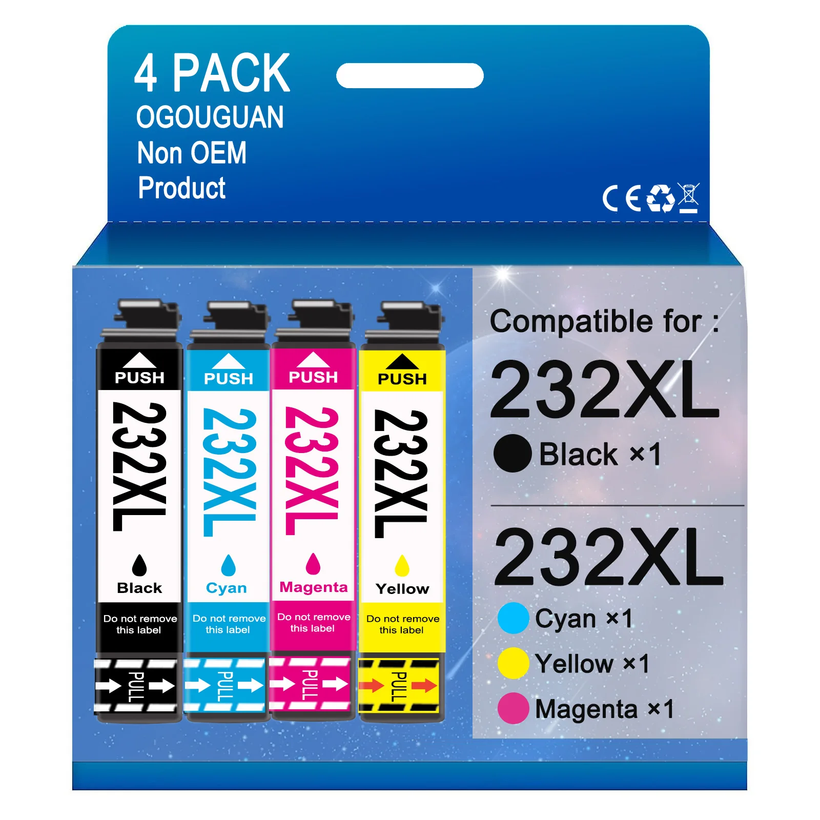 

232XL T232XL T232 232 Ink Cartridge for Epson XP-4200 XP-4205 WF-2930 WF-2950 High Quality Printer Cartridge