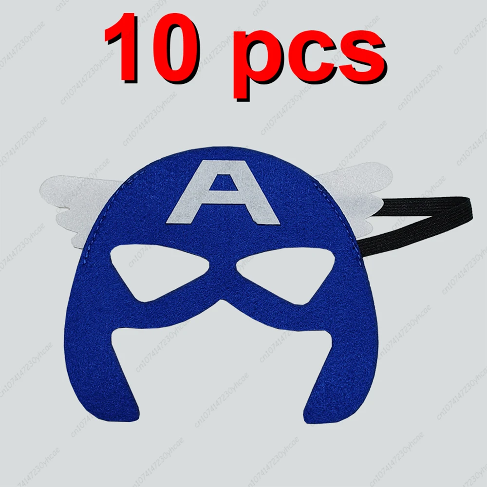 1/5/10 SZTUK Maseczek Disney Marvel Kapitan Ameryka na Halloween dla Dzieci Superbohater Cosplay Kostium Maska Dziecięce Prezenty na Boże Narodzenie