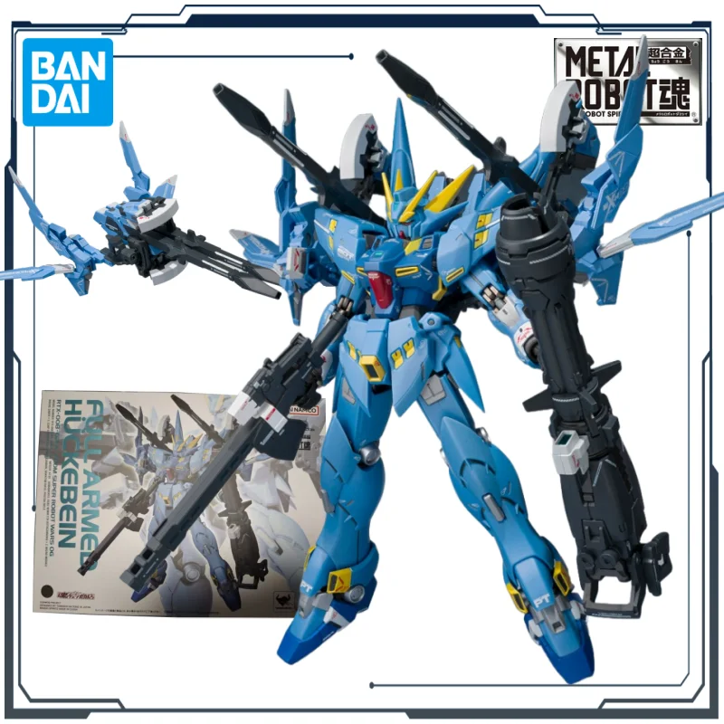 BANDAI Original METAL ROBOT SPIRITS (Ka Signature)＜SIDE OG＞ หุ่นยนต์ฮัคเคเบินแบบมีอาวุธครบชุด ของเล่นฟิกเกอร์สำหรับเด็กผู้ชาย ของขวัญ