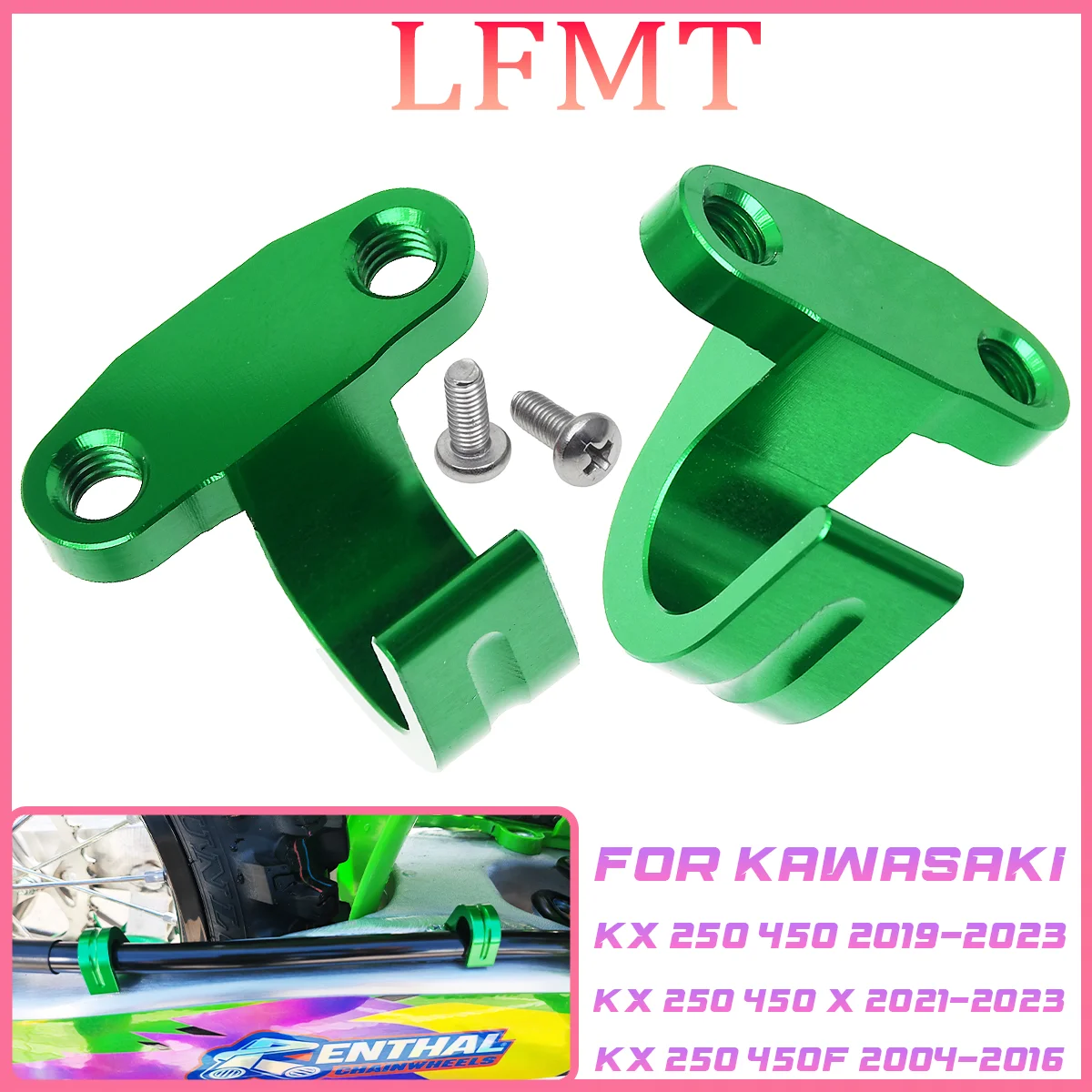 

Motorcycle frame U-buckle brake cable housing, flexible hose gearshift, cable guide button, fixed oil pipe clamp, For Kawasaki