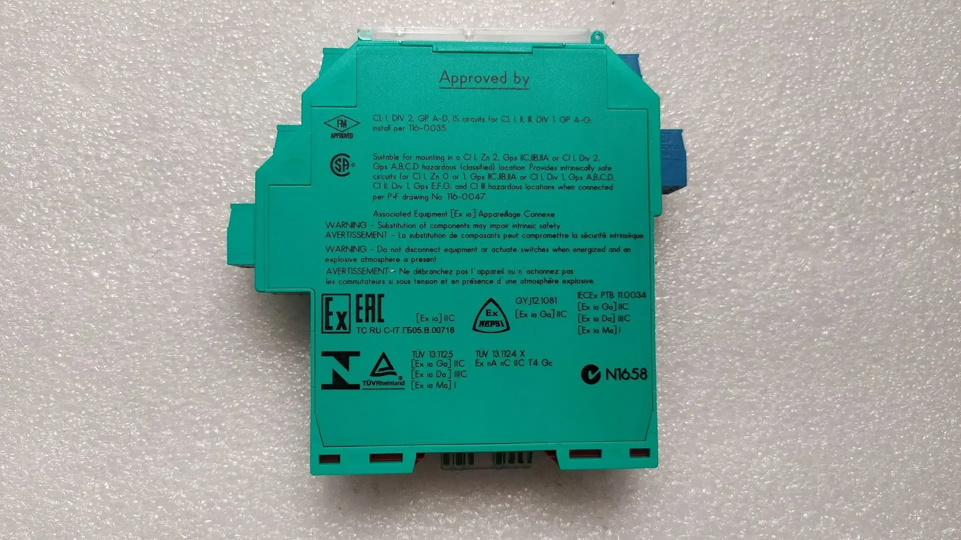 In Stock New and Original Pep-perl+Fu-chs KFD2-SR2-EX2.W Isolator Barrier NAMUR 24VDC DIN Rail 20-30VDC Relay Output Good Price