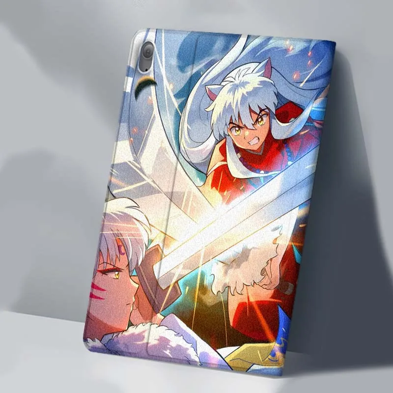 إينوياشا الفن الهزلي الشعبي لجهاز iPad Pro Air Mini 2 3 4 5 6 7 7th 8th 9th 10th 11th 10.2 9.7 10.5 10.9 11 12.9 13 حافظة كمبيوتر لوحي