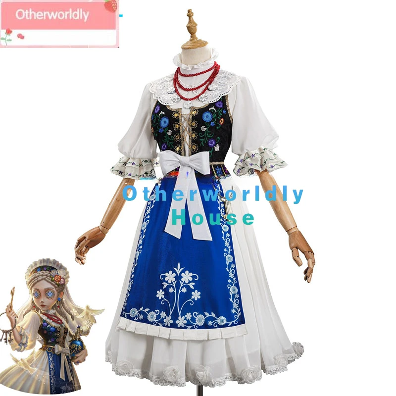 Game Identity V Perfumer Judit Cosplay Costume Women Gothic Dress With Veil and Glasses Anime Clothing Party Suit Custom Made