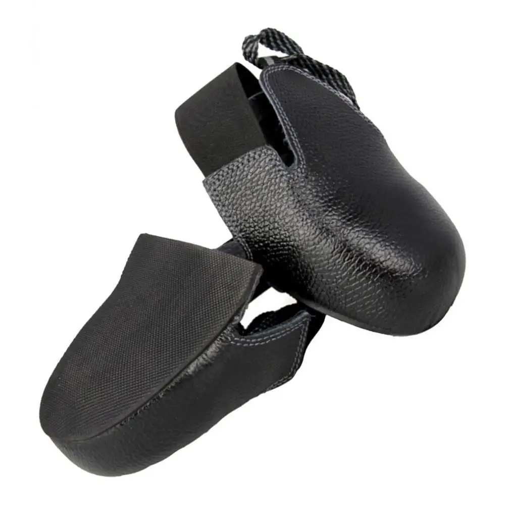 Copriscarpe da lavoro con punta in acciaio scarpe protettive stivale Sneaker Toe Guard nero