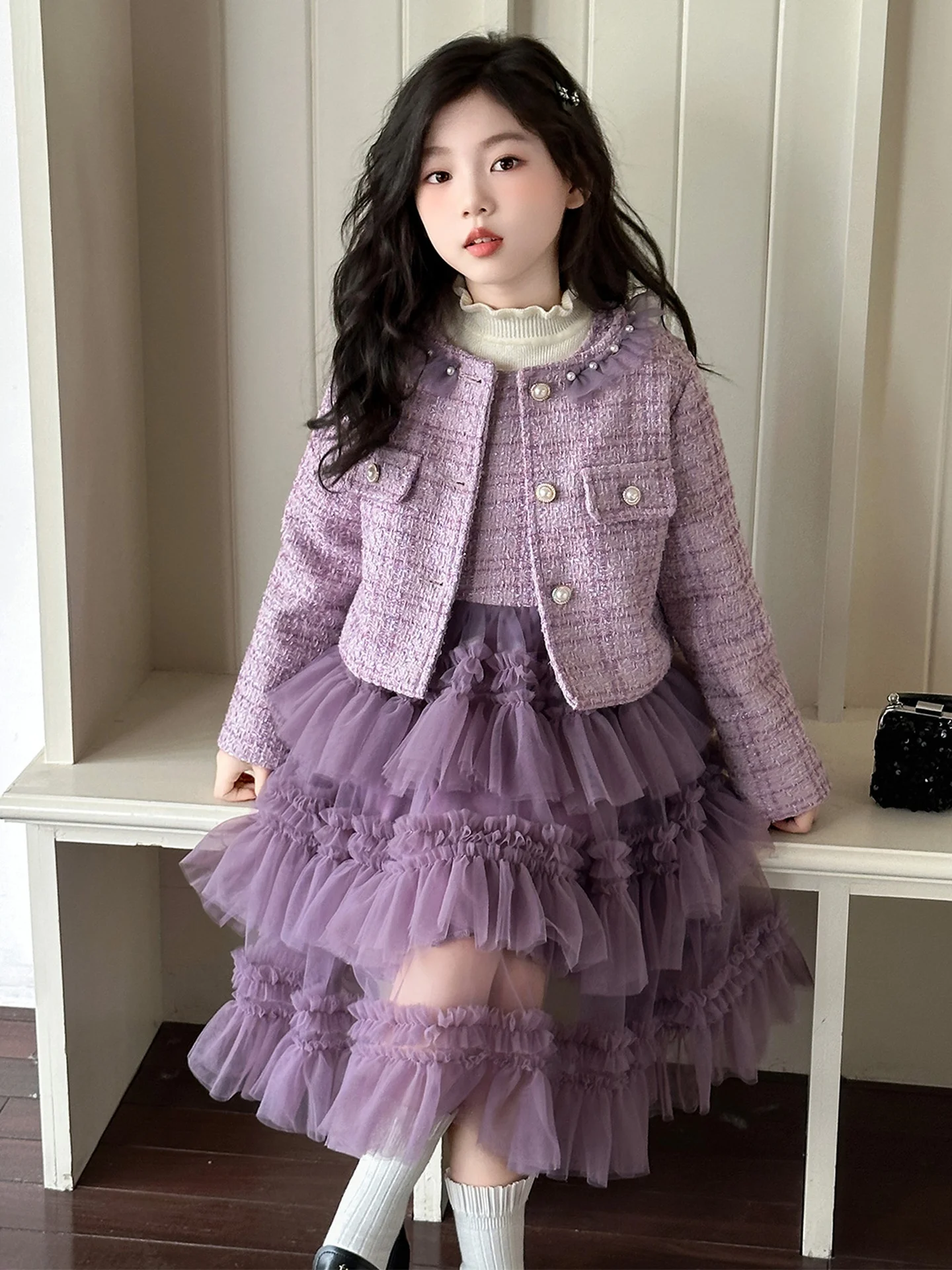ragazze-capodanno-torta-viola-gonna-tee-piece-set-sweet-sle-autunno-inverno-abbigliamento-per-bambini-midi-dr-ensemble-faionable