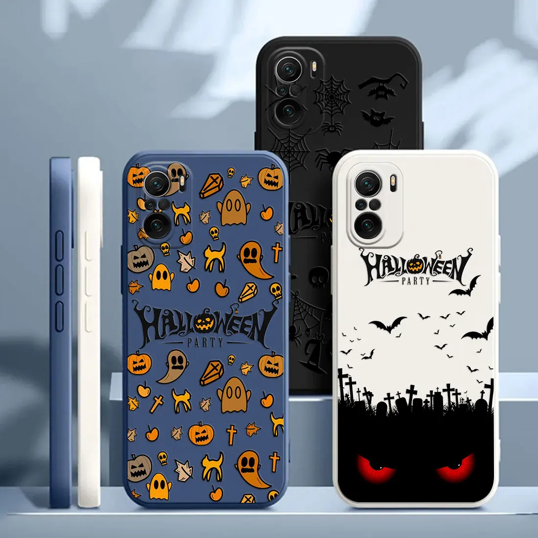 

Happy Halloween Party Case For Xiaomi Poco X7 F7 M7 X4 X5 F6 M6 Pro 5G X3 11 Lite 10T 11T 12T 13T 14T Pro 15 Ultra Phone Cover
