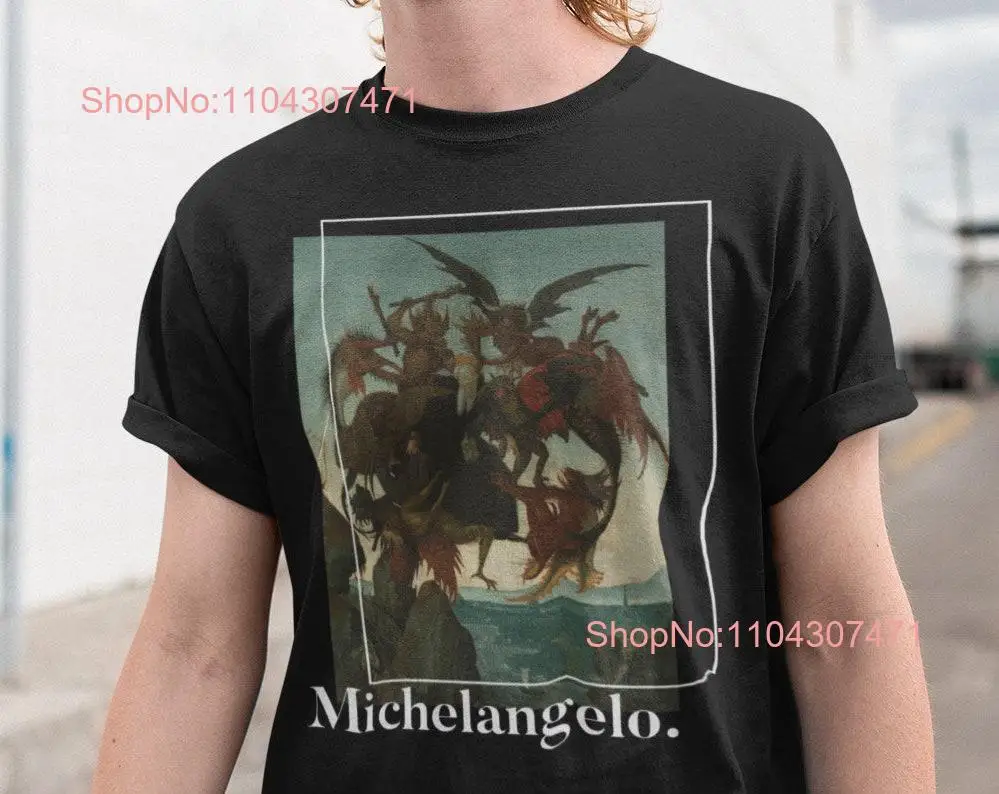 Michelangelo T Shirt The Torment of Saint Anthony Vintage ArT 100 High Quality Cotton long or short sleeves