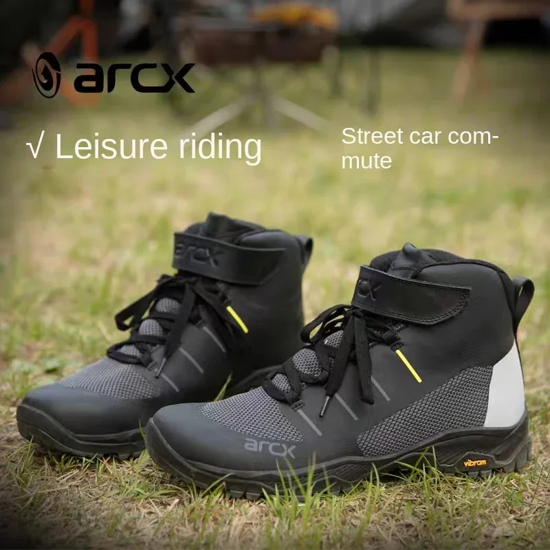 

ARCX Motorcycle Boots Casual Wear Resistant Motorcycle Shoes Fall Resistant Breathable Rider Boots Riding Shoes