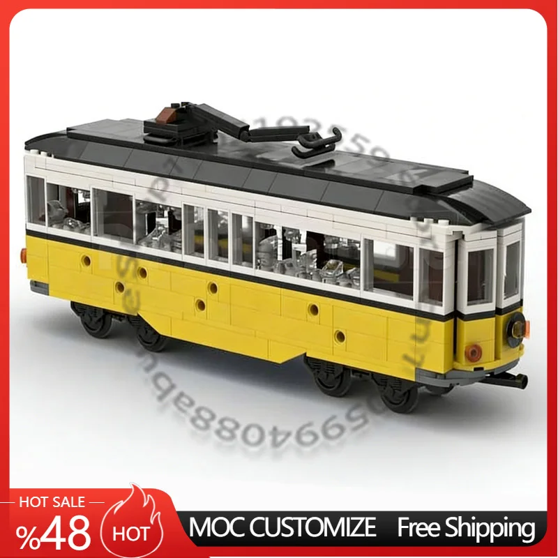 

701PCS Speed King Railway Car Shunting Vehicle MOC Customize Modular Building Block Simple Technology DIY Boy Toy Christmas Gift