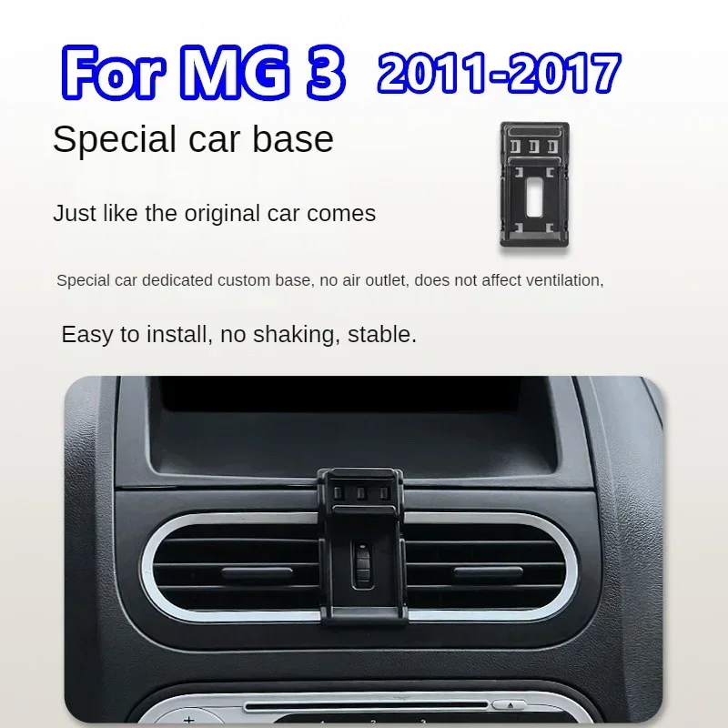 

2011-2017 For MG 3 MG3 Phone Holder Wireless Charger Car Mount Navigation Bracket GPS Support