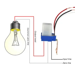 AC 220V DC 12V 24V Switch Automatic Auto On Off Photocell Street Light Switch 10A Photoswitch Sensor Control Light Switch