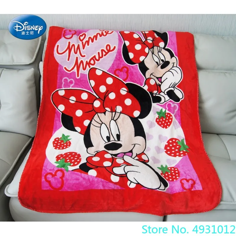 Cartoon Winnie Mickey Minnie Princess doppia coperta di flanella su entrambi i lati 100x140cm bambini bambini ragazze regalo TV divano letto copertura