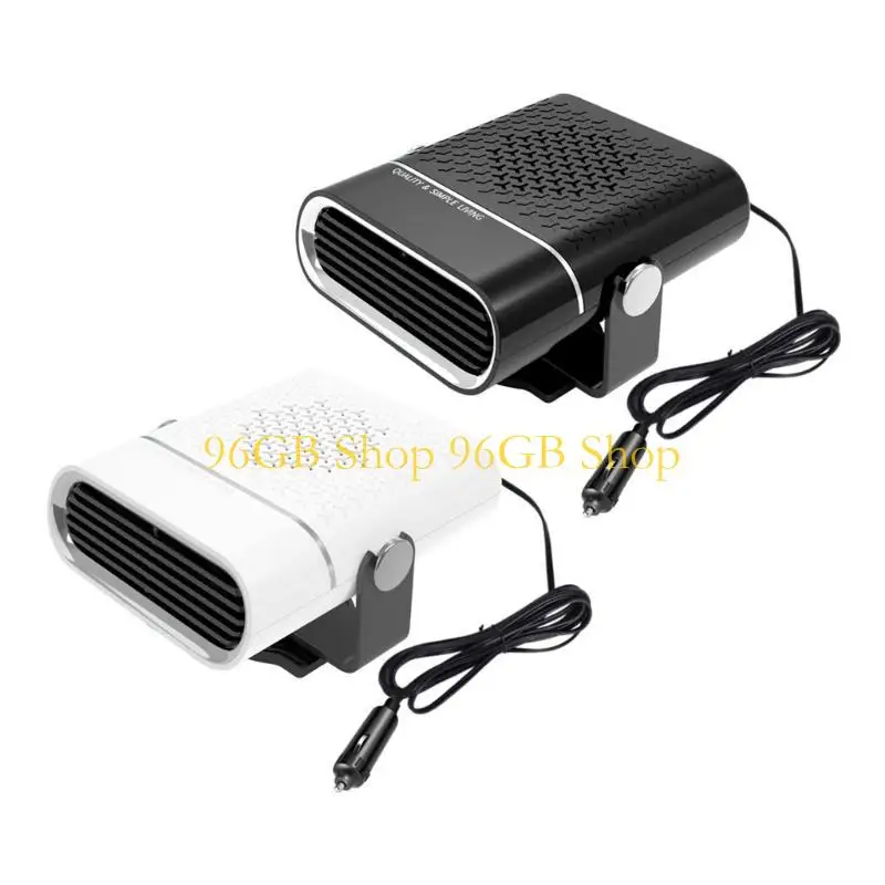 96GB Portable Adjustable Vehicle Electric Heating Dryer Fan Windshield Defroster