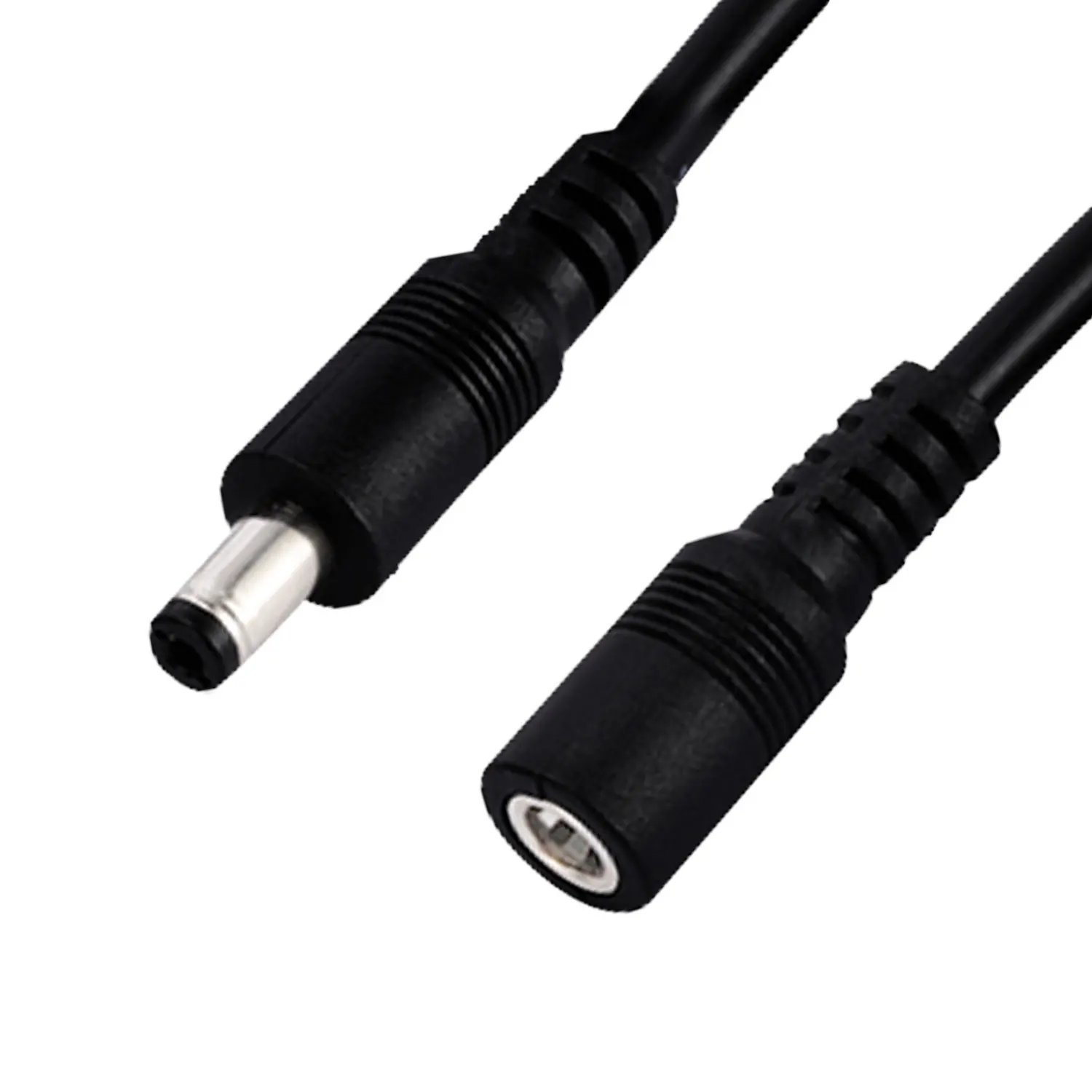 High Power DC Power Cord 12V 10A Y-Split Connection Line DC5.5*2.1 3-Pin Male and Female Extension Cord