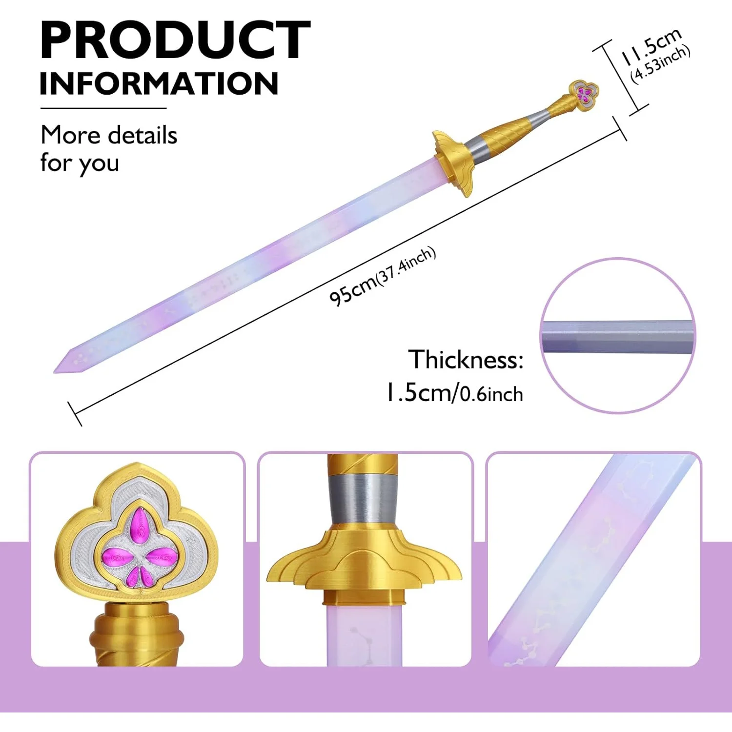 

Косплей-аксессуары для аниме: 3D-печатный выдвижной меч, оружие для взрослых на Хэллоуин, костюм для косплея корейского айдола