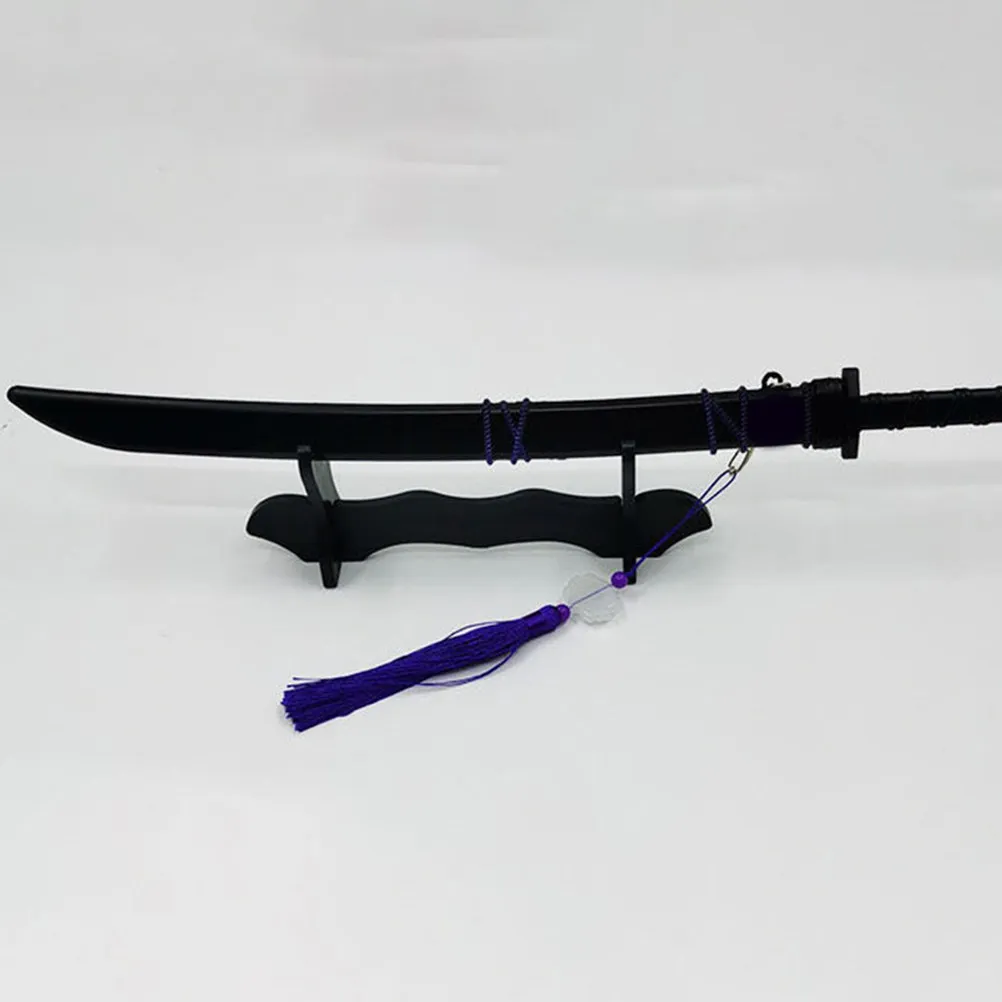 Soporte de exhibición horizontal para espadas, estante organizador de escritorio que ahorra espacio, expositor de varitas, 2 unidades