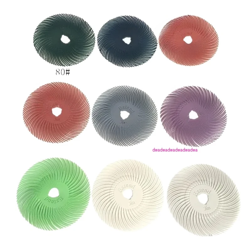 

jewelry making kit Grit 80# to 5000 3 Inches 3M Radial Bristle Brush Gold Polishing Discs 10pcs/lot jewelry tools