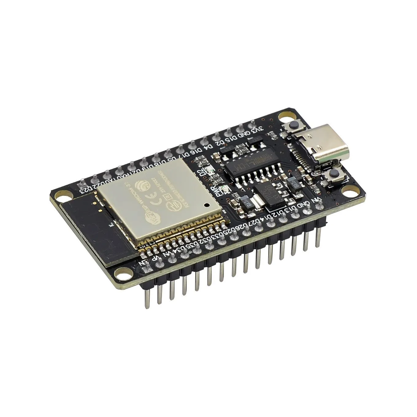 ESP32 Development Board TYPE-C USB CH340C WiFi + untuk Bluetooth ESP-WROOM ESP32-DevKitC-32 Dual Core konsumsi daya ultra-rendah