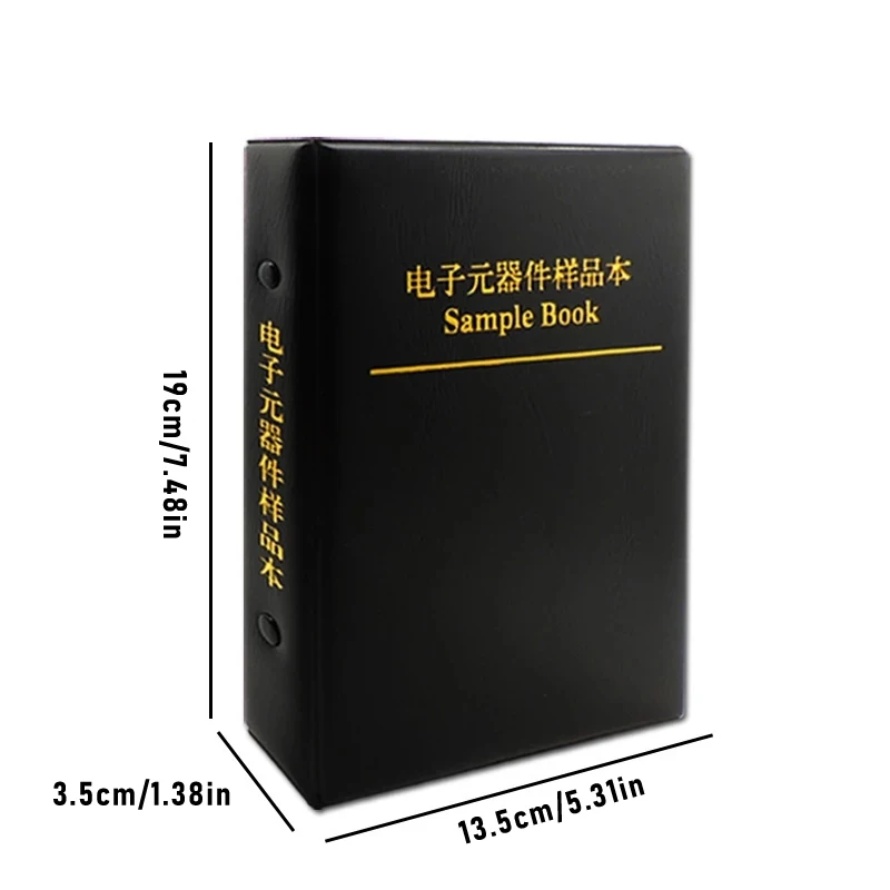 Libro de condensadores de resistencia, 0603, 0805, 1206, 1%, precisión de 170 valores, libro Inductor, libro de muestras de componentes de paquete, 1 unidad