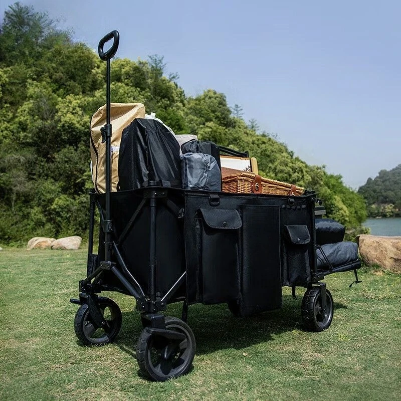 Large Camp Vehicle, Fishing Tank Wheel Outdoor Folding Cart