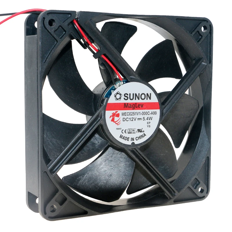 Brand new original MEC0251V1-000C-A99 12cm 12025 120mm fan DC 12V 5.4W Double ball bearing large air volume cooling fan