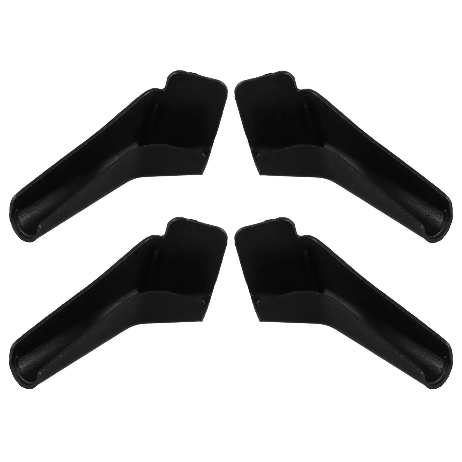 Gutter Downspout Guards 4 Pack Black Rainwater Drain Filters Roof Leaf Debris Blockers for Home RV