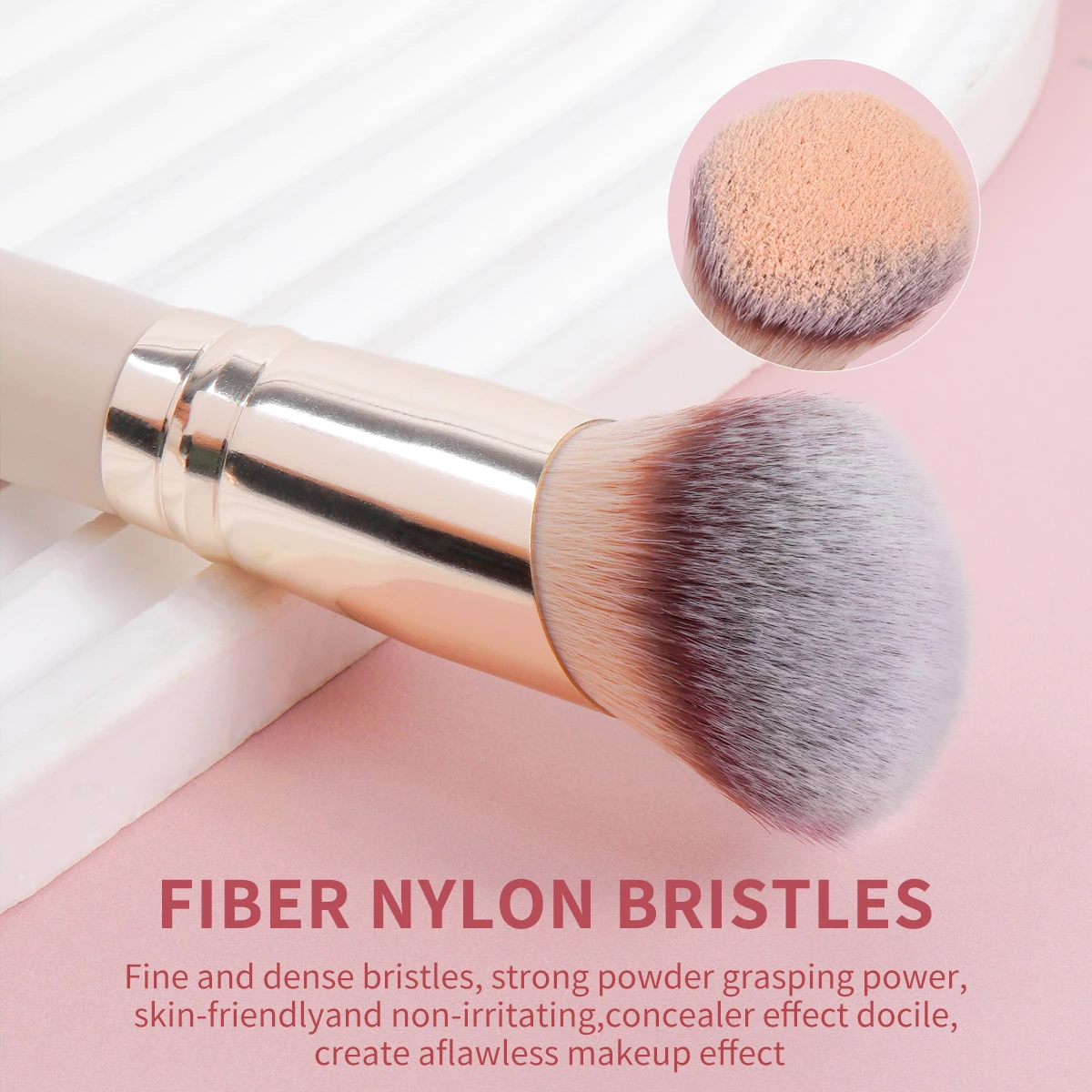 MAANGE 6 قطعة مجموعة فرشاة للمكياج الوجه مستحضرات التجميل الأساس المخفي مسحوق أحمر الخدود للكريم السائل مزج فرشاة للمكياج أدوات التجميل #4