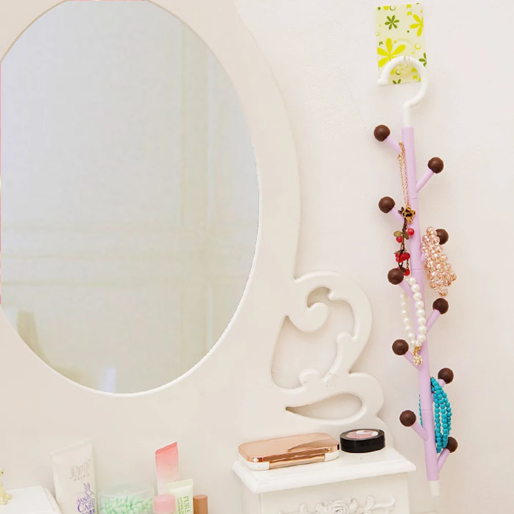 

Premium Plastic Hanger 360 Degree Turntable for Scarf Hat Necktie Belt Organizer Pink Scarf Hanger