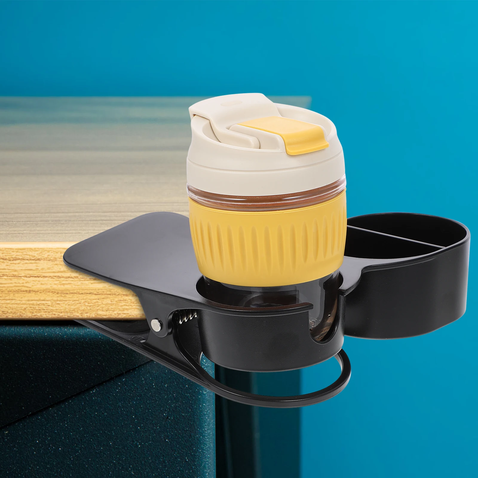

Cup Holder Mug Clamp Multifunction for Desk Table Drinking Clip Office