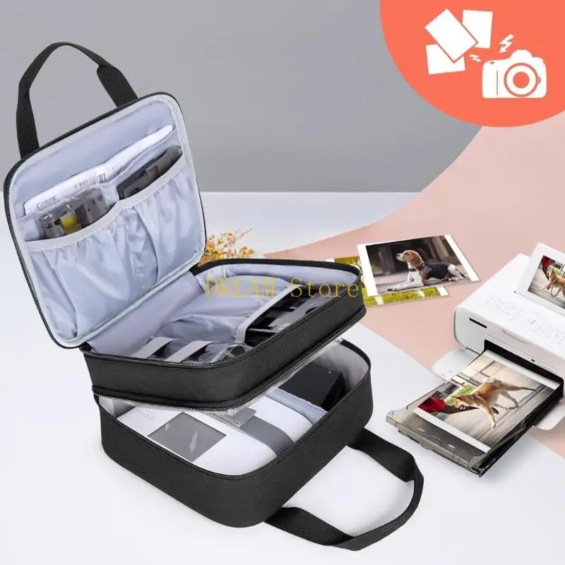 Polyester Fabric Travel Storage Bag for CP1500 / CP1300 / CP1200 Photo Printer Includes Handy Accessory Pockets best sale