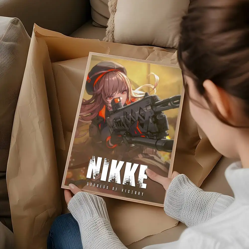 ملصق فتاة جميلة G-Goddess of Victory Nikke ملصق عالي الجودة لتزيين جدران غرفة المعيشة ملصقات جدارية جمالية