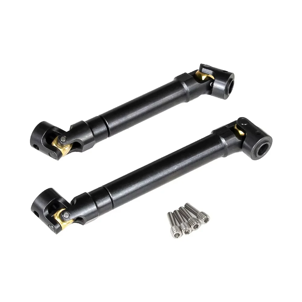 Steel Driveshaft For AXIAL 1/8 AXP8 GILAMON 2.2 4X4 RTR RC Car Black/Silver