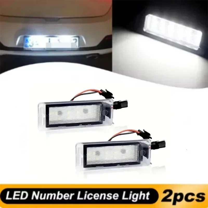 

For Chevrolet Corvette Impala Sonic Cadillac Opel Buick Bright Number License Lamp Canbus Error Free LED License Plate Lights