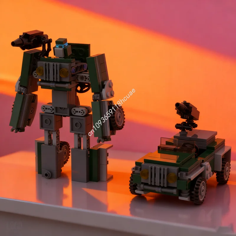 

226pcs MOC Transformer Hound Model Building Blocks Construction Assemble DIY Education Toys Brick Christmas Gifts Kids Birthday