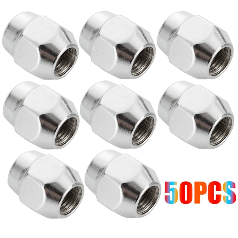 1Set Wheel Nuts Conical Collar Closed M12X1.5 Replacement Parts For Citroen Hyundai KIA MAZDA