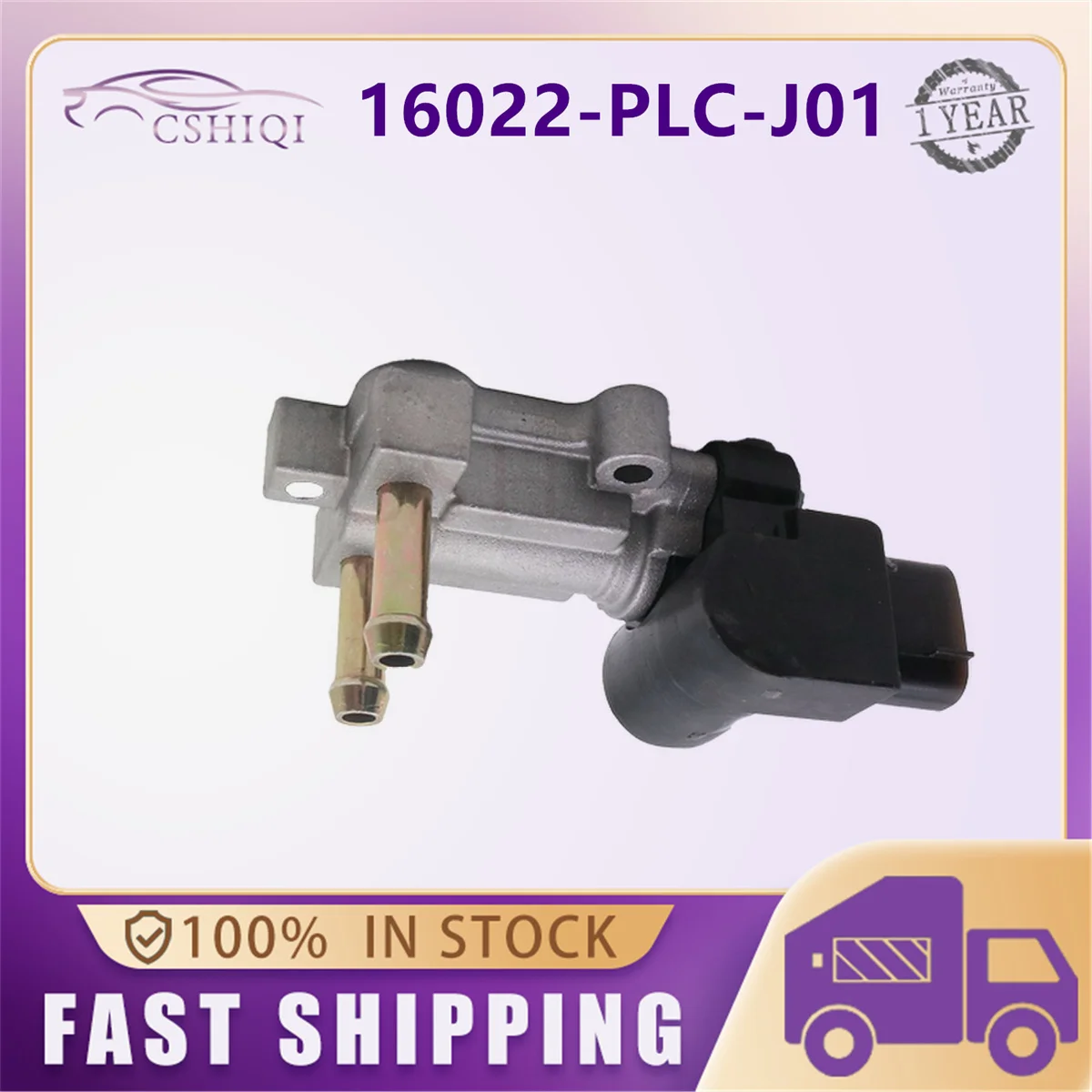 16022-PLC-J01 16022PLCJ01 Idle Air Control IAC Valve 16022 PLC J01 For Acura EL Honda Civic 1.7L 2001 2002 2003 2004 2005 view 5