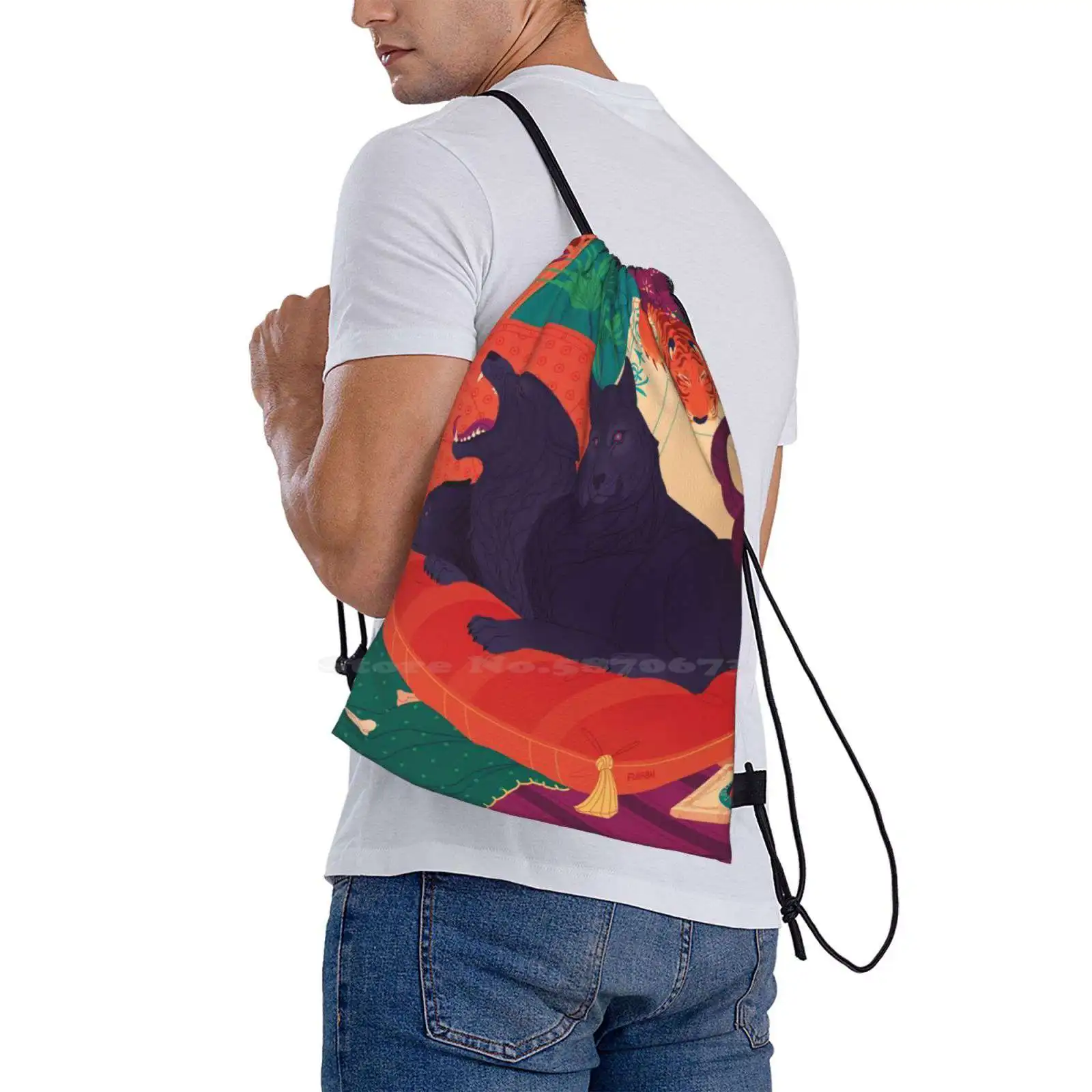 Cerberus-grego antigo Godward Schoolbag, bolsas de moda, Hades, antiga, Grécia, venda quente