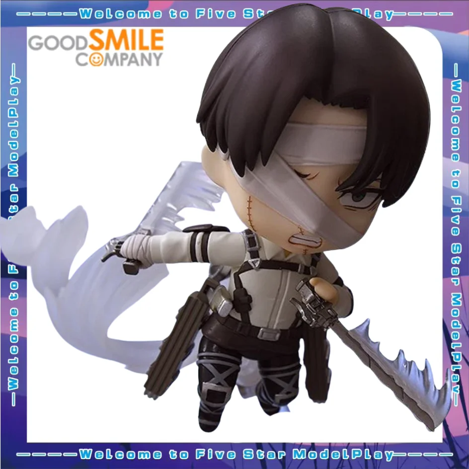 【FS】Original GSC Nendoron 2002 Attack on Titan Levi Ackerman Action Figure Model Genuine
