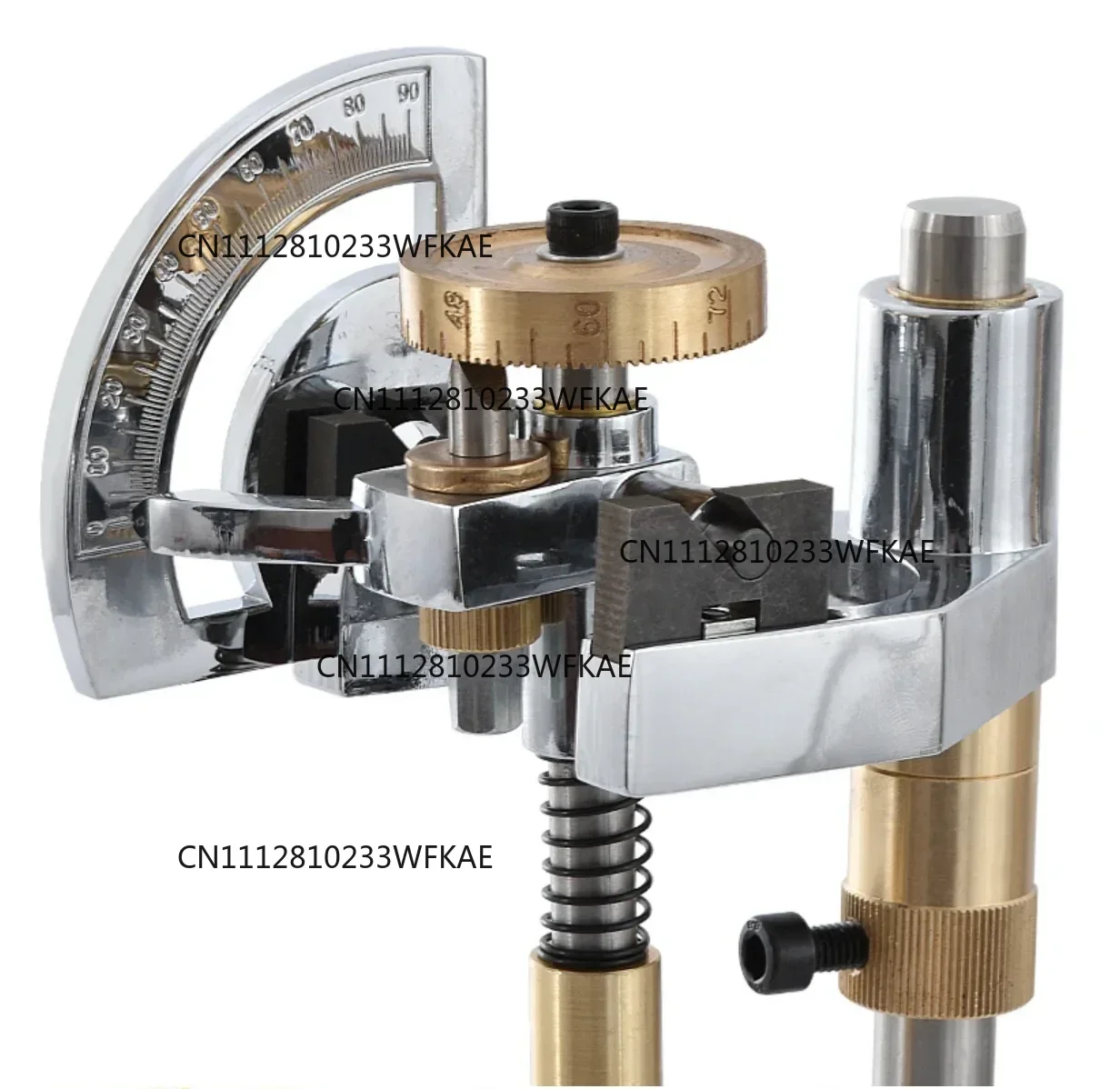Lapidary Machine Gem Faceting Machine Gemstone Jade Angle Flat milling Polishing Machine Adjustable with dops 96 72 64 32 scale